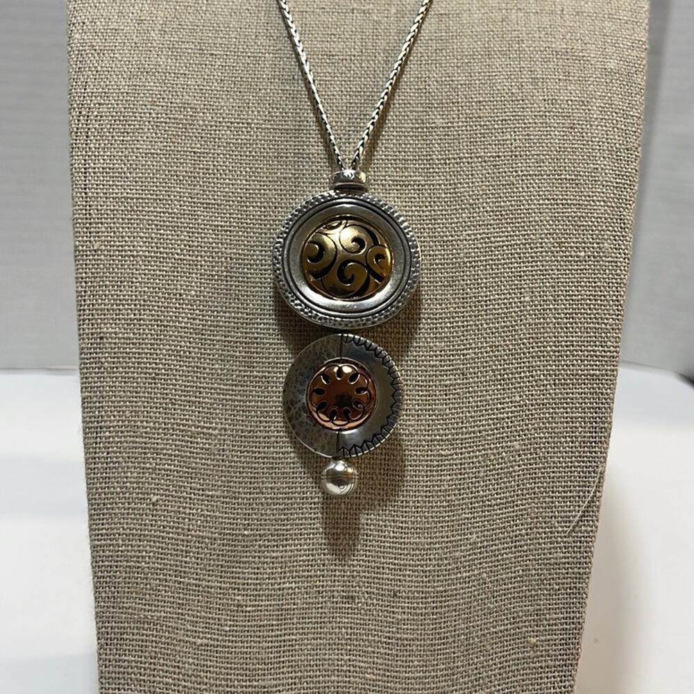 Brighton mixed metals necklace - Picture 4 of 5
